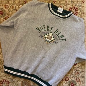 Vintage University of Notre Dame Crewneck